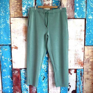 Women's Member's Mark Straight Leg Pant Moisture Wicking XLARGE Green Sage